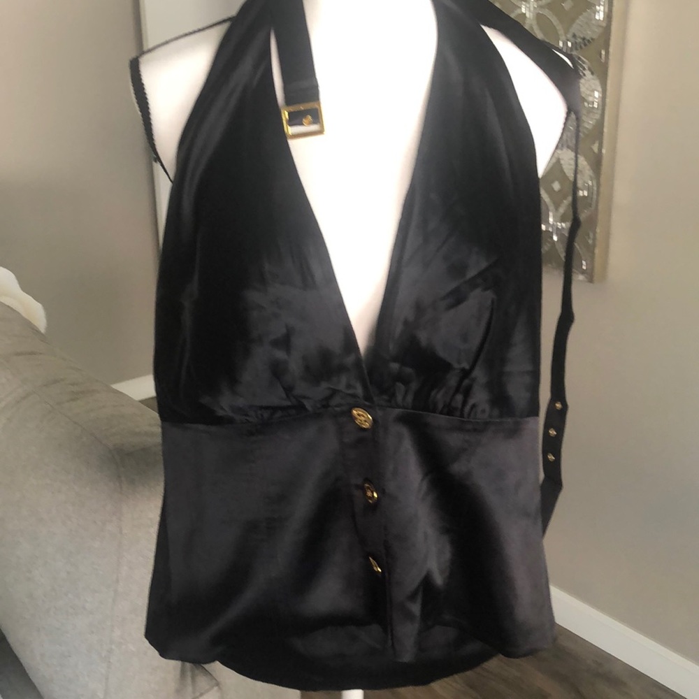 Marciano black halter top